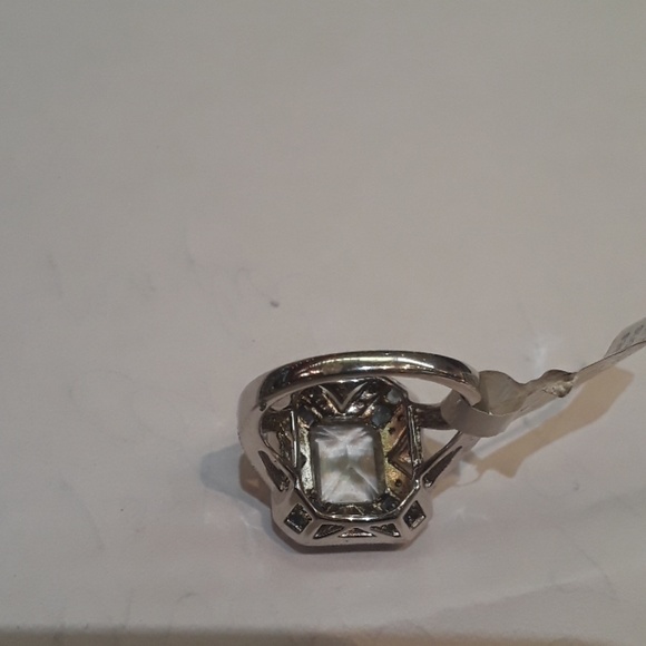 NWT Aguamarine, Sapphire, diamonds in S.S - Picture 5 of 5